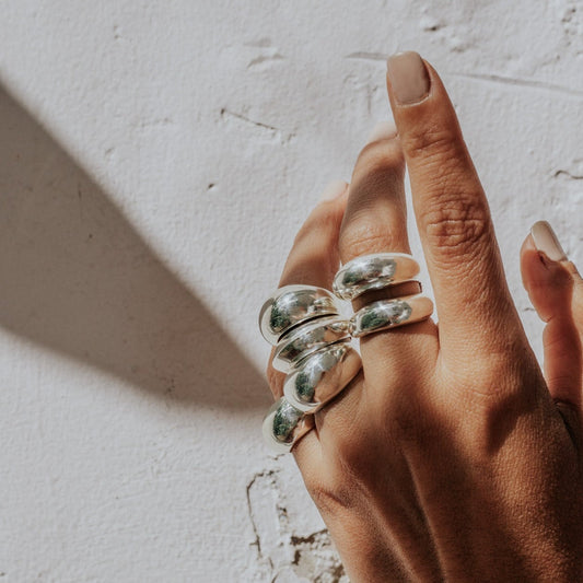 925 Sterling silver rings handmade in Antigua Guatemala