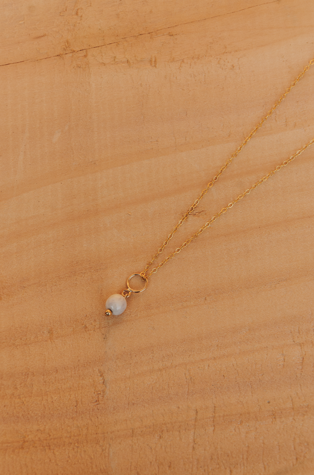 minimalist White jade and gold filled necklace brand xibalba