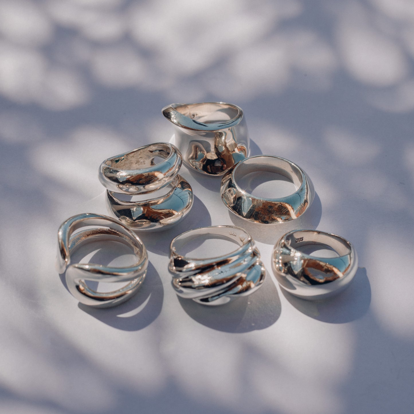 925 Sterling silver rings handmade in Antigua Guatemala
