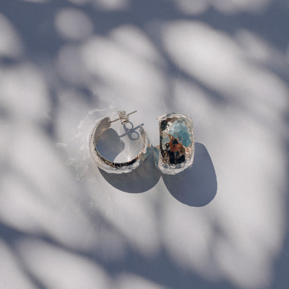 925 Sterling silver ear cuffs handmade in Antigua Guatemala