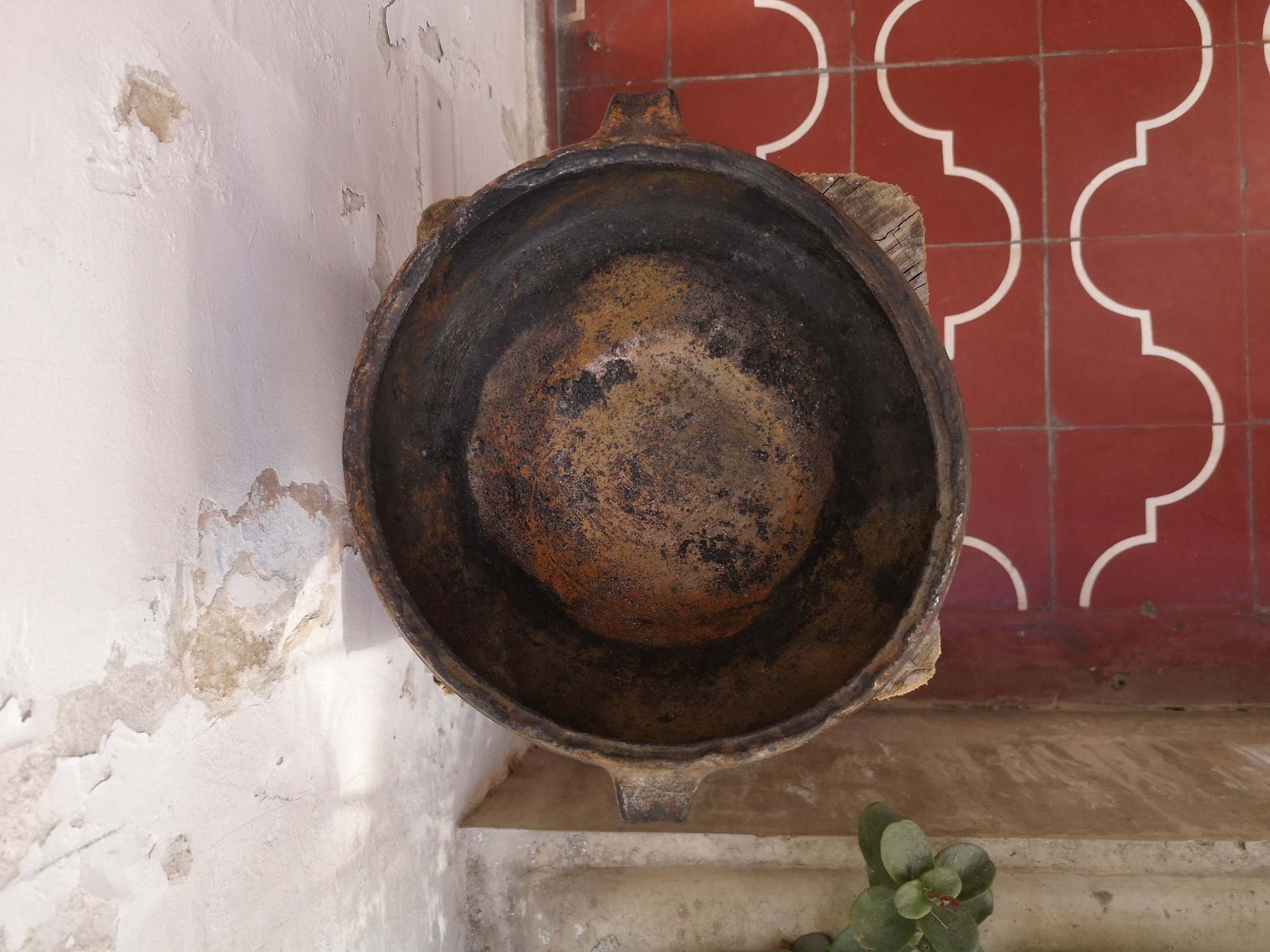 antique ceramic decorative bowl made in guatemala