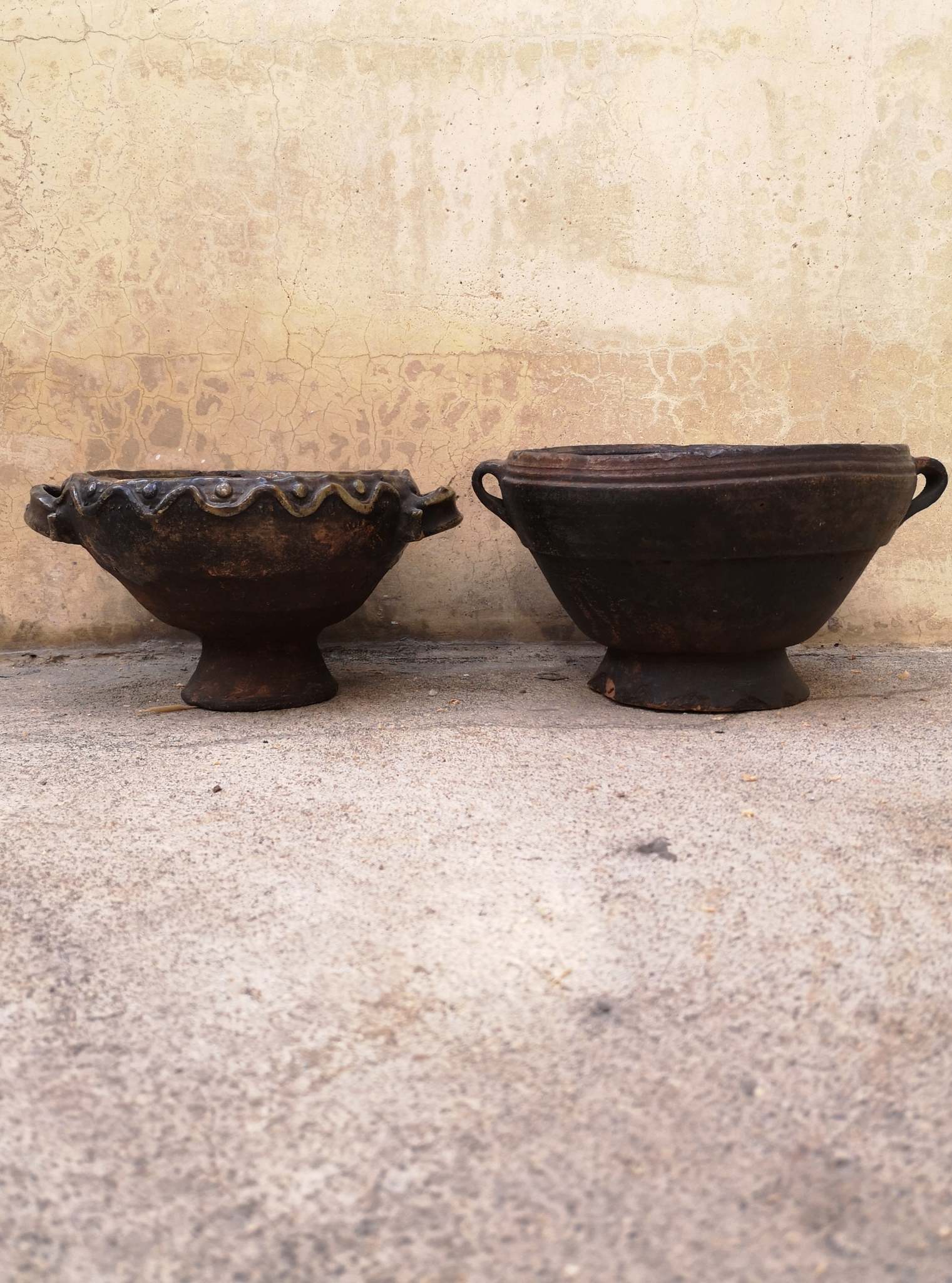 antique ceramic decorative bowl made in guatemala