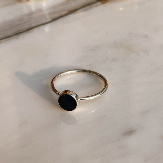 925 Sterling Silver and jade Ring, Sterling Silver jewelry, Jade Stone Jewelry, Handmade jewelry in Guatemala, Sustainable jewelry