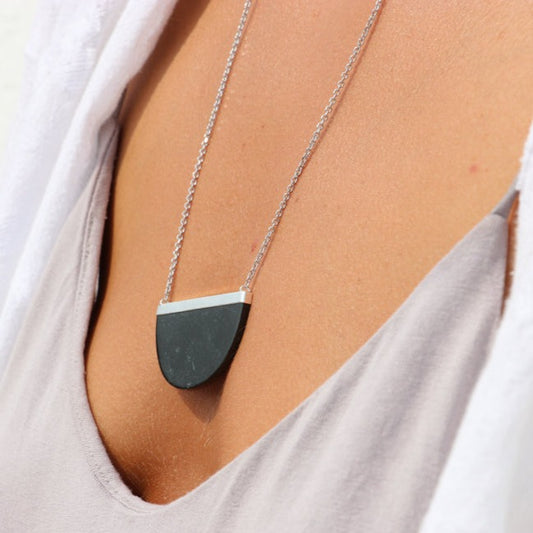 jade and silver handmade necklace xibalba guatemala