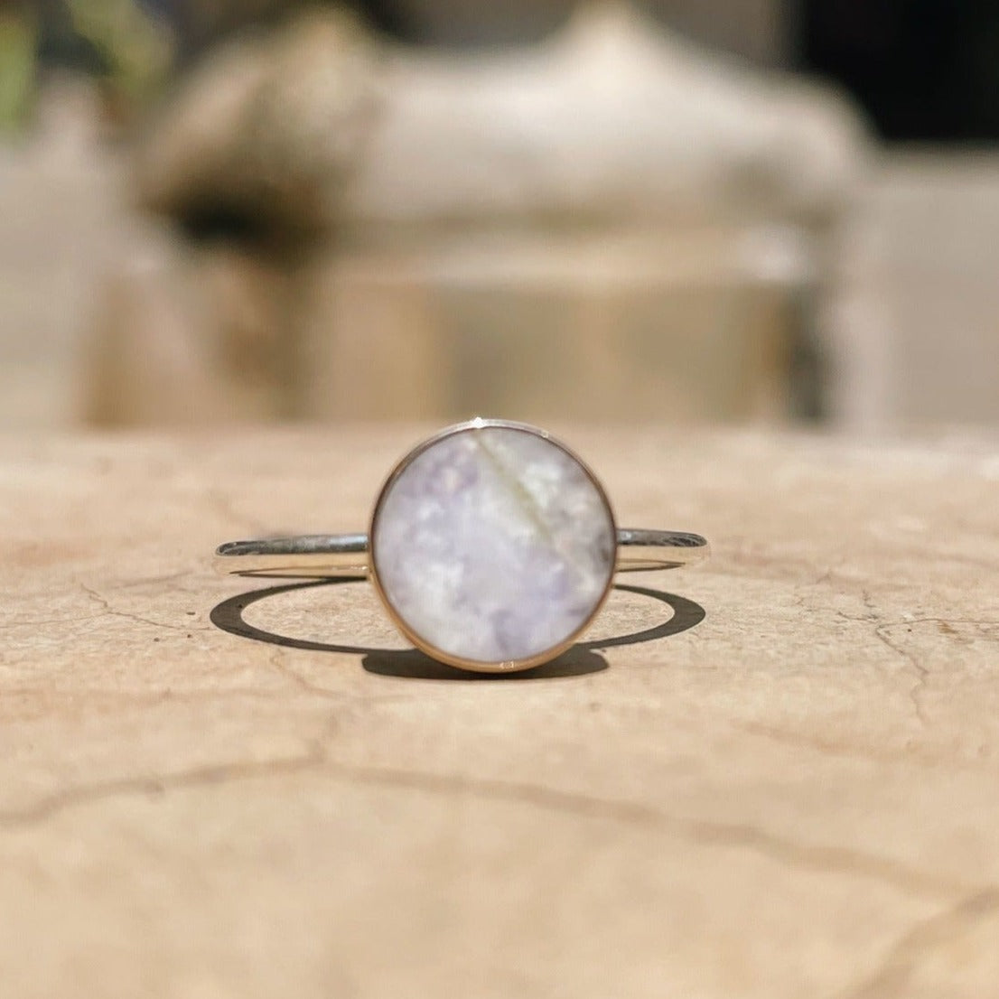 925 Sterling Silver and jade Ring, Sterling Silver jewelry, Jade Stone Jewelry, Handmade jewelry in Guatemala, Sustainable jewelry